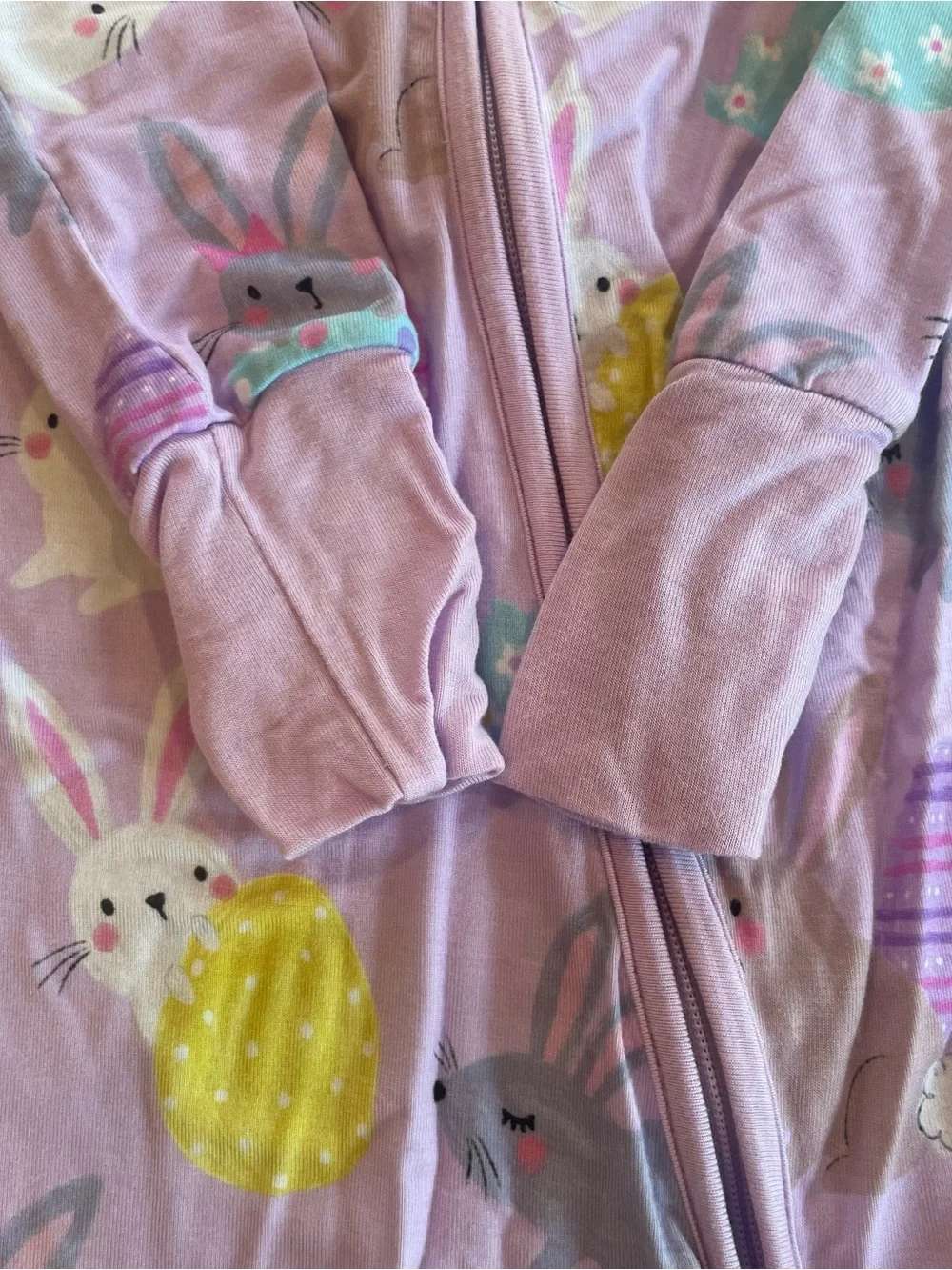 Little Sleepies Lavender Hoppy Days Zippy Bamboo Pajama - 2T